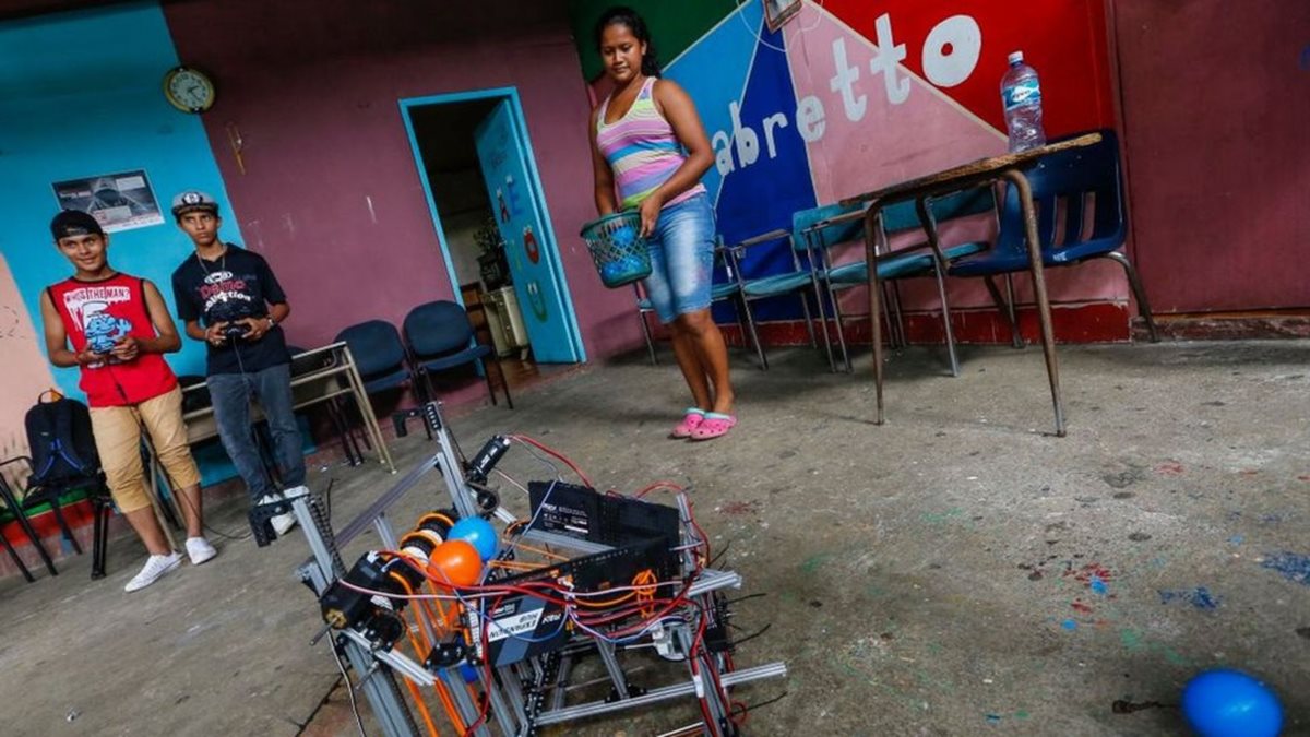Los jóvenes del equipo de Nicaragua llegaron desde uno de los barrios más marginales de Managua. NTI OCON/AFP/GETTY IMAGES