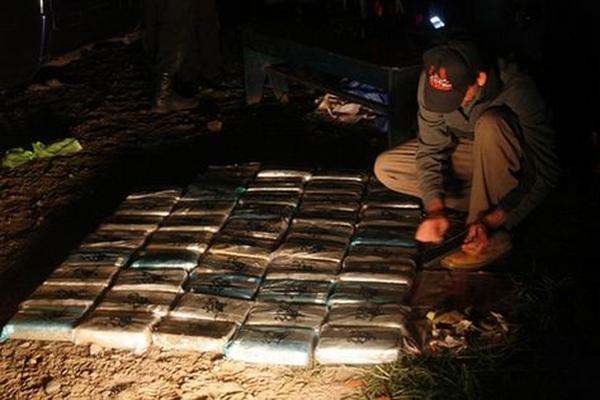 En 2013 se incautaron 5 mil 108.4 libras de cocaína. (Foto Prensa Libre: Archivo)