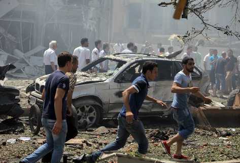 Explosiones en Trípoli, Líbano. (Foto Prensa Libre: AFP)