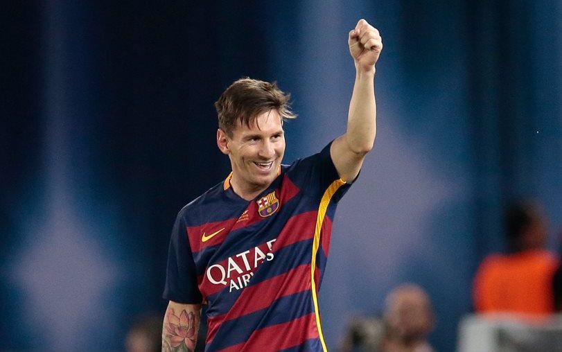 Messi fue el más valioso del partido de ayer frente al Sevilla. (Foto Prensa Libre: AP)
