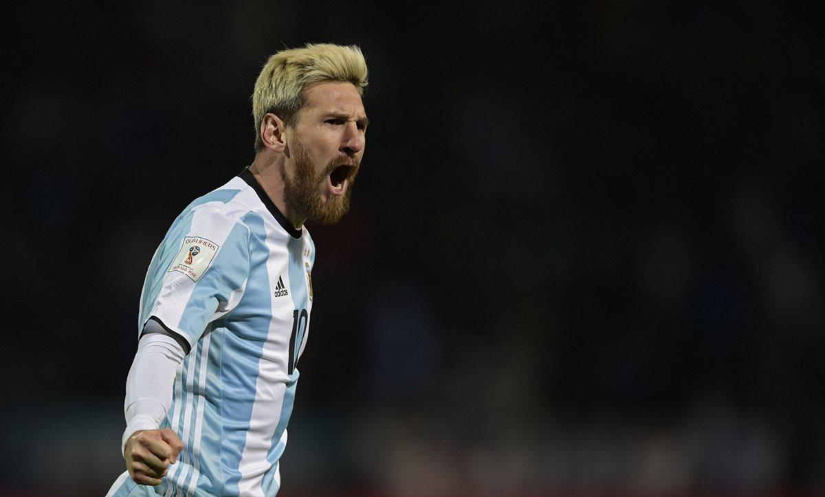 Lionel Messi marcó el único gol del partido. (Foto Prensa Libre: AFP)