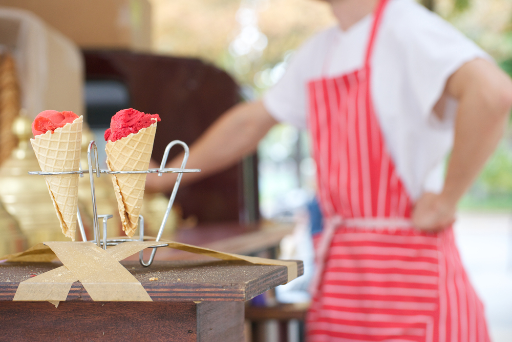 Los formatos de franquicias de helados varían según la marca, tipo de establecimiento y metraje. (Foto, Prensa Libre: shutterstock).