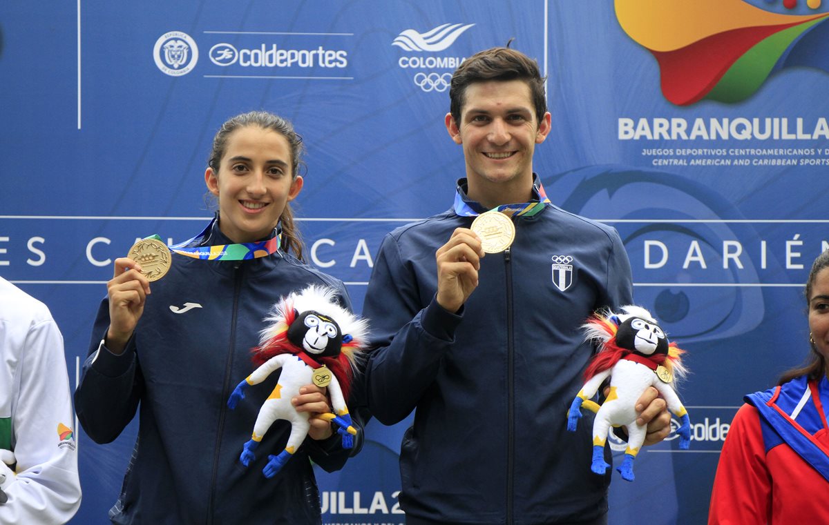 Charles Fernández y Sofía Cabrera ganaron en la prueba de relevos mixtos