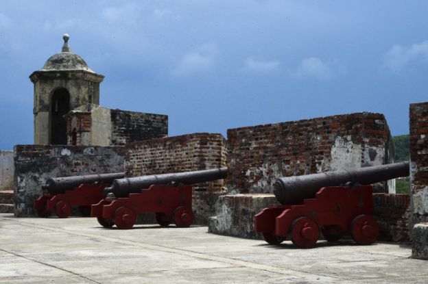 Por su situación estratégica, Cartagena fue asediada en varias oportunidades durante la colonia GETTY IMAGES
