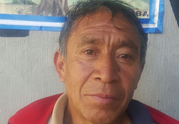 Florencio Morales Mendoza fue capturado durante el operativo. (Foto Prensa Libre: PNC)