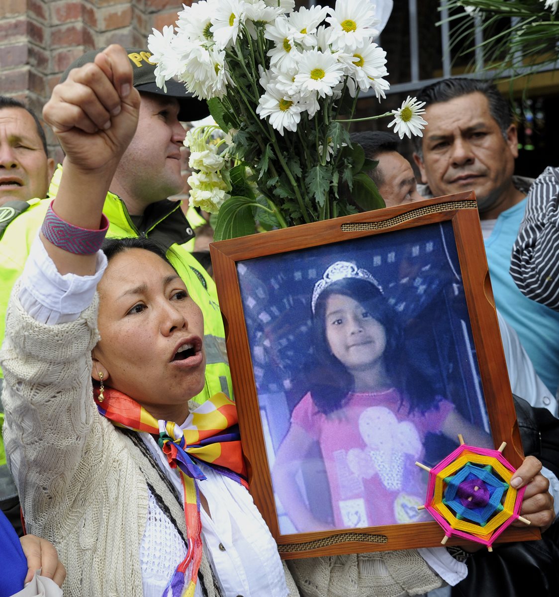 El crimen de la pequeña Yuliana conmocionó a toda Colombia. (Foto Prensa Libre: AFP).