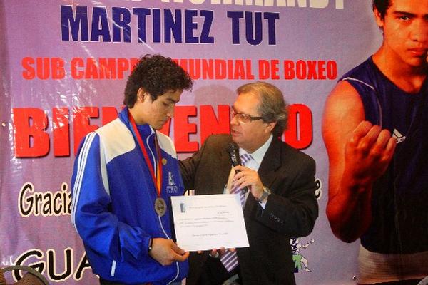 Léster recibe un incentivo económico de la Federación. (Foto Prensa Libre: Luis Barrios)