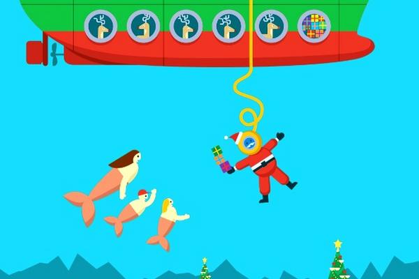 Aplicación de Google acompaña a Santa Claus por su viaje a través del mundo. (Foto Prensa Libre: Internet)<br _mce_bogus="1"/>