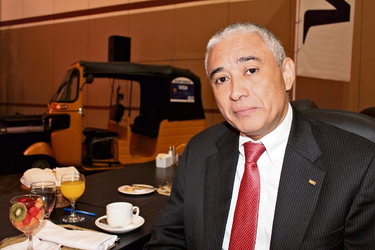 Carlos Corominas Rodríguez es el director regional de productos pymes de Visa. (Foto Prensa Libre: Pedro A. Barrera).