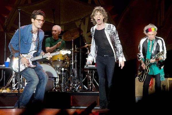The Rolling Stones durante un concierto en Italia, el 22 de junio pasado. (Foto Prensa Libre: EFE)