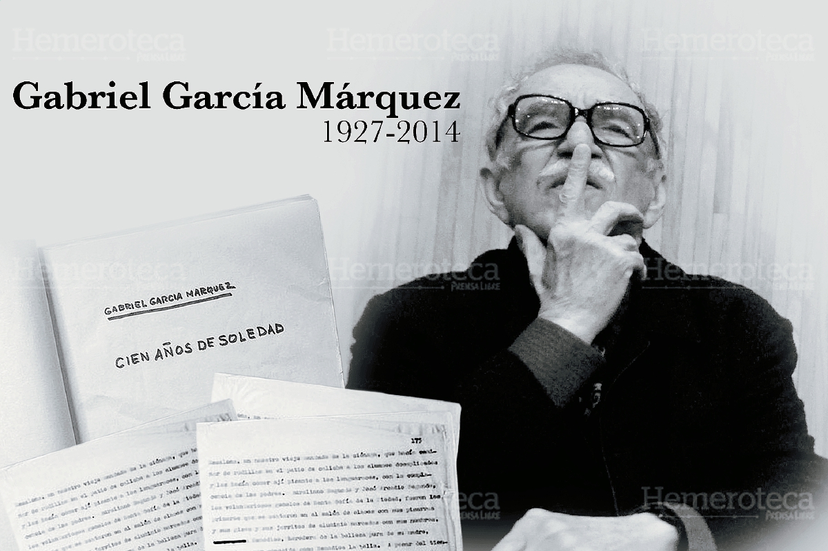 Gabriel García Marquez. Fotoarte: Hugo Cuyán Vásquez