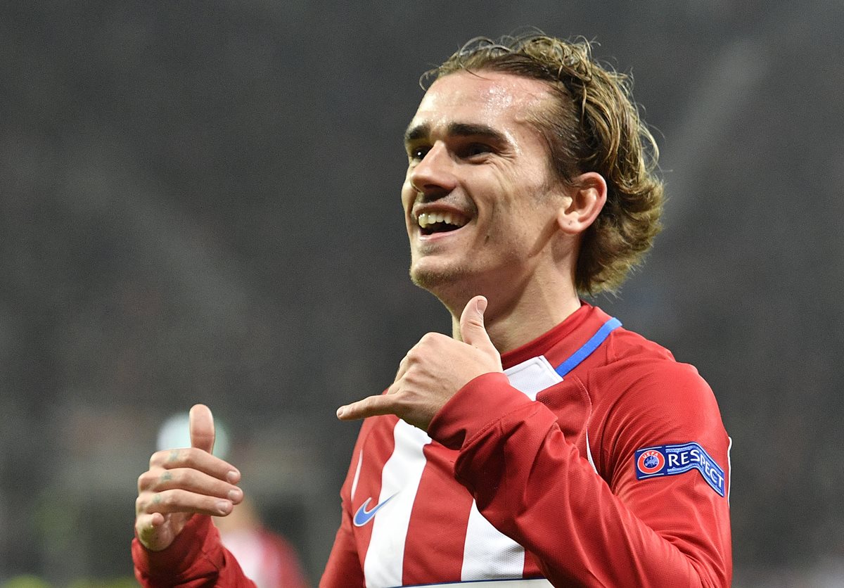 Antoine Griezmann sigue fiel a los colores del Atlético de Madrid. (Foto Prensa Libre: AP)