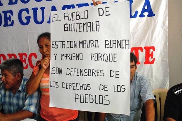 Campesinos anuncian medidas de hecho. (Foto Prensa Libre: Jorge Tizol)<br _mce_bogus="1"/>