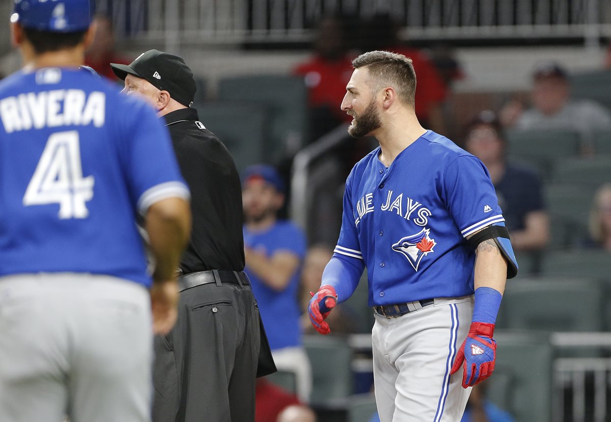 Kevin Pillar ha tenido una destacada temporada con los azulejos. (Foto Prensa Libre: AP)