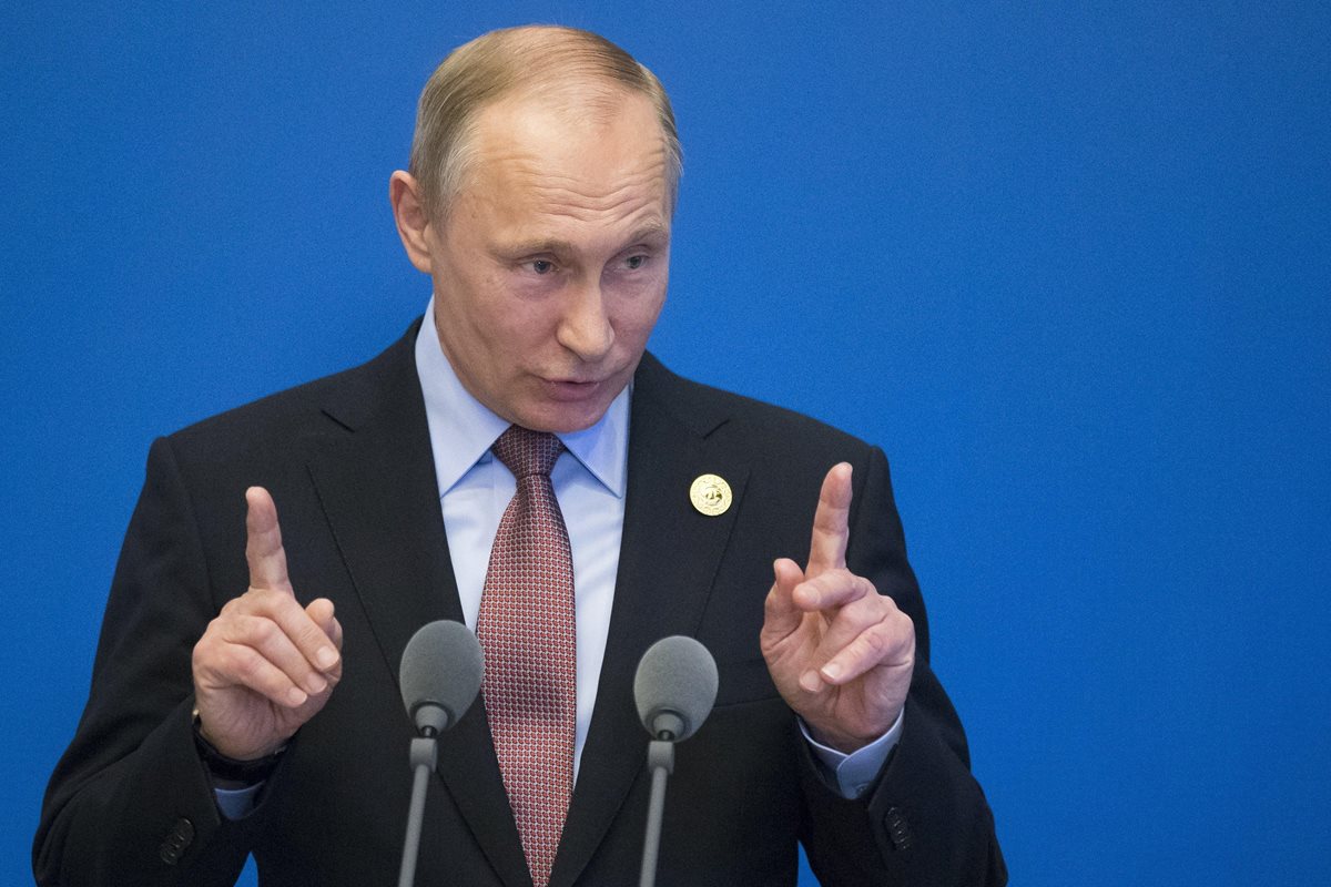 Putin ahonda polémica sobre información revelada por Trump. (Foto Prensa Libre: EFE)