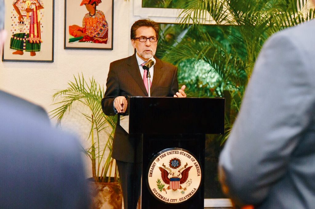 Luis Arreaga, embajador de EE. UU. en Guatemala. (Foto Prensa Libre: Hemeroteca PL).