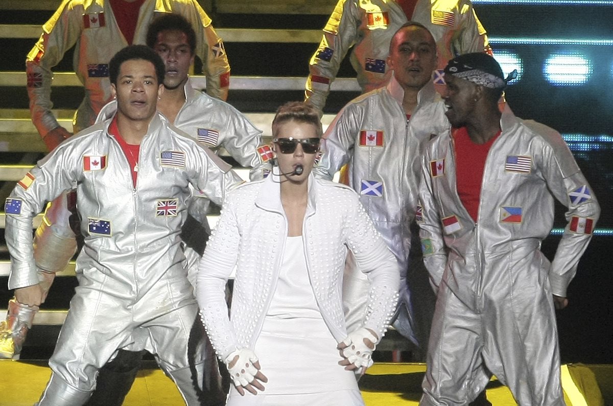 Durante la gira Believe Tour en el 2013, Justin Bieber protagonizó un incidente con un fotógrafo local. (Foto Prensa Libre: AP)