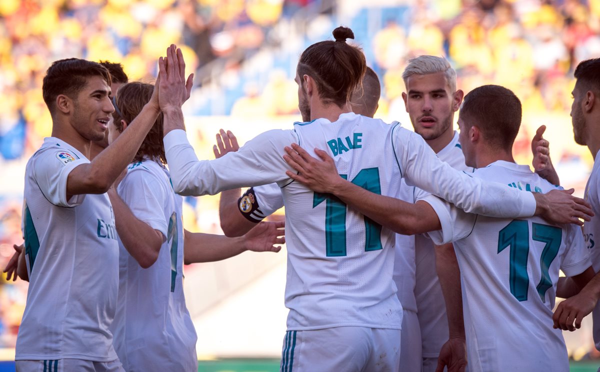 Gareth Bale guió al Real Madrid a la victoria en su visita a Las Palmas. (Foto Prensa Libre: AFP)