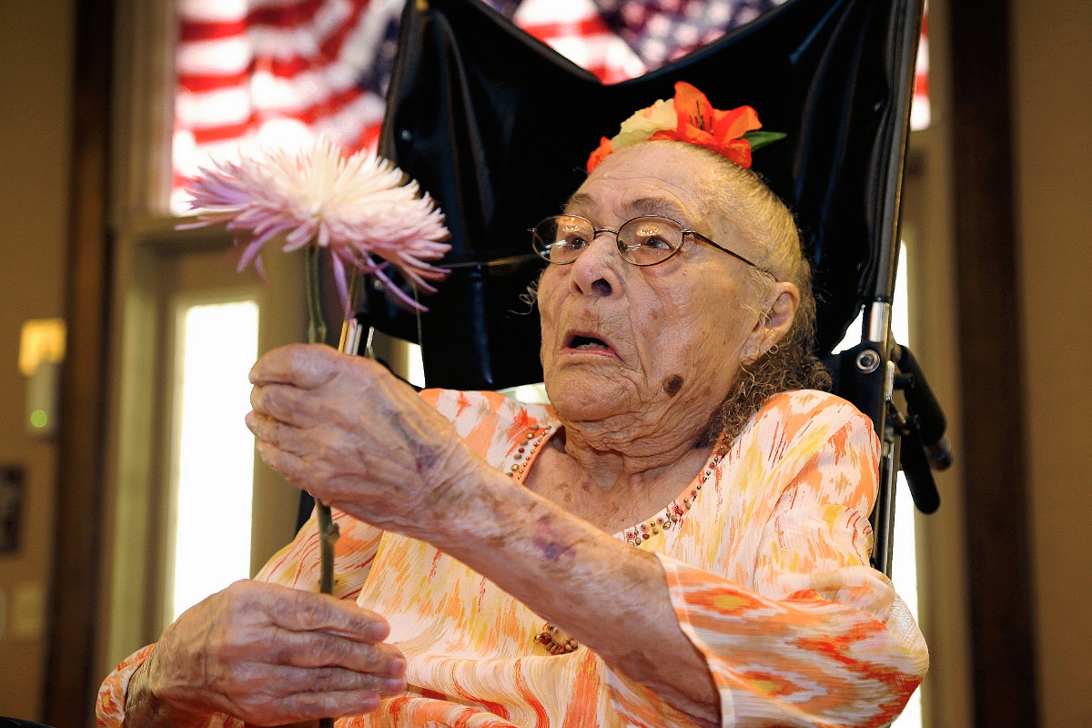 Weaver, la mujer más longeva del mundo murió este lunes en Arkansas. (Foto Prensa Libre: AP)