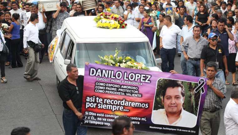 El periodista Danilo López, corresponsal de Prensa Libre en Suchitepéquez, fue muerto a balazos el 10 de marzo del 2015. (Foto Prensa Libre: Hemeroteca PL)
