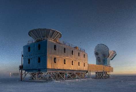 Telescopio BICEP2 en el Polo Sur. (Foto Prensa Libre:AFP)