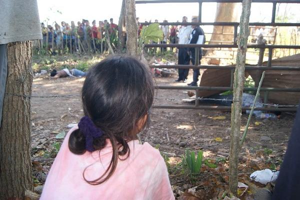 Escena del crimen ocurrido en Retalhuleu