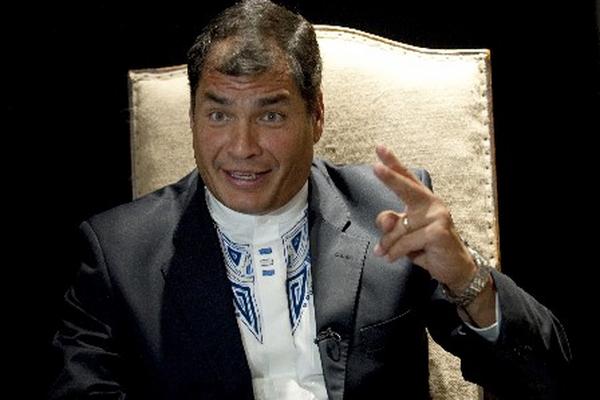 El presidente de Ecuador, Rafael Correa.