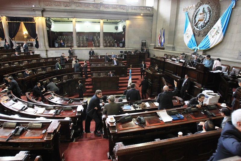 La octava legislatura del Congreso guatemalteco empezaría con una integración distinta a la que oficialice el TSE. (Foto Prensa Libre: Hemeroteca)