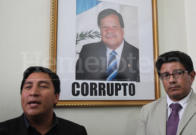 Al retrato de Rubén Darío Morales, presidente del Congreso en 2007, le colocaron un adjetivo poco halagador. (Foto: Hemeroteca PL)