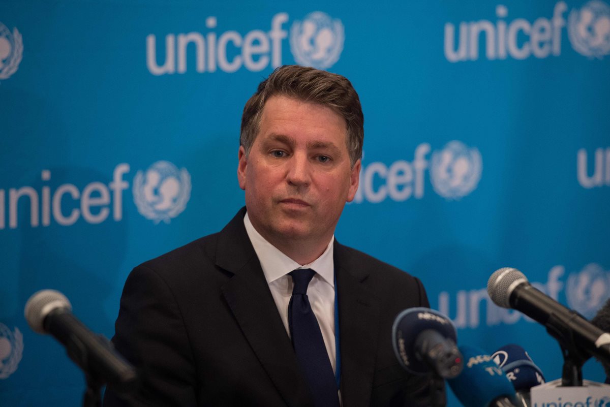 Justin Forsyth se convirtió en director ejecutivo adjunto de UNICEF en 2016, después de dejar su puesto como director ejecutivo de Save the Children. (Foto Prensa Libre: AFP)