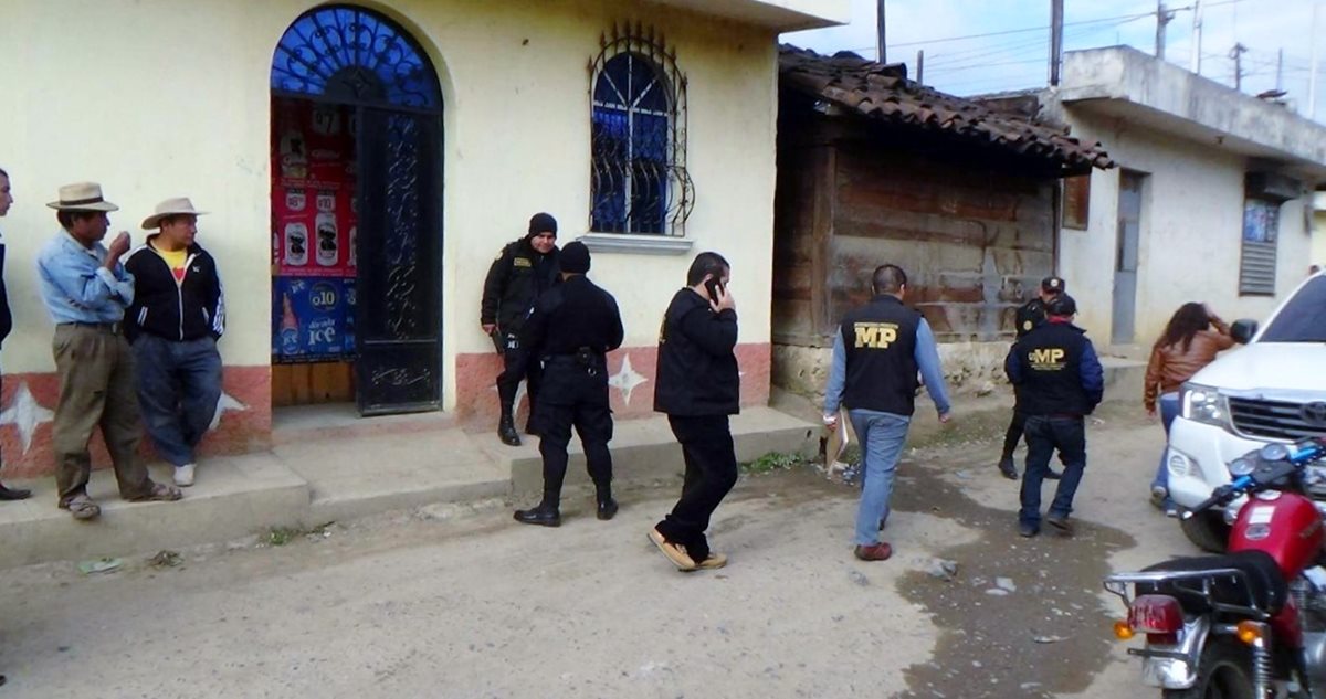 Lugar donde fue locaizada una de las menores que eran explotadas sexualmente en el área urbana de Nebaj, Quiché. Foto Prensa Libre: Oscar Figueroa)