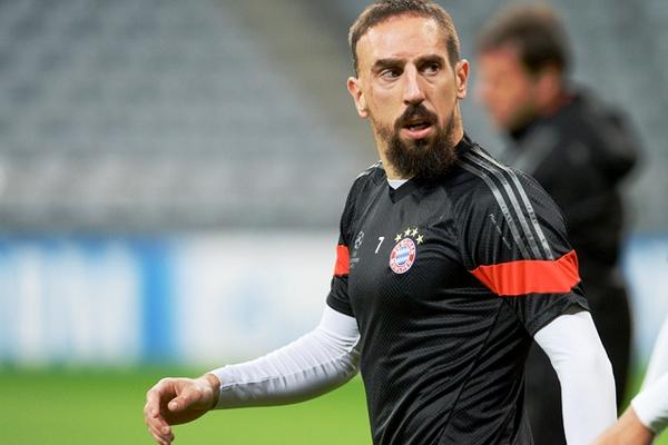 Franck Ribery, jugador del Bayern Múnich. (Foto Prensa Libre: AFP)