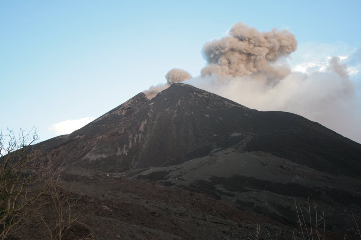 La última erupción violenta que registro el Volcán Pacaya fue en el 2010. (Foto Prensa Libre: Hemeroteca PL)