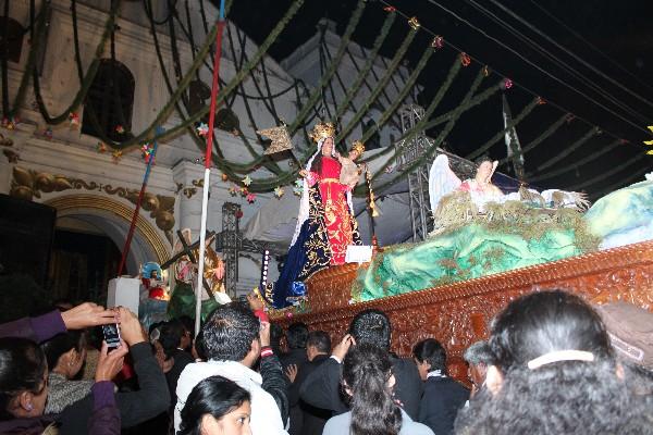 La imagen de  la Virgen del Rosario.