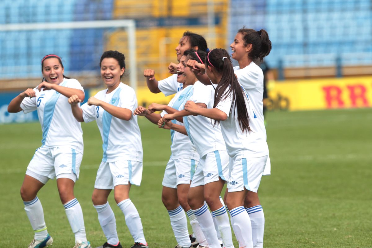 La Bicolor Femenina se impuso a Nicaragua en la Triangula Uncaf, que se disputa en Guatemala. (Foto Prensa Libre: Norvin Mendoza)