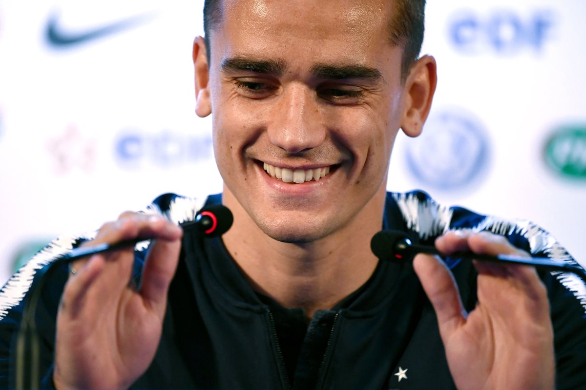 Griezmann no adelantó nada de su posible contratación para la temporada 2018-2019. (Foto Prensa Libre: AFP)