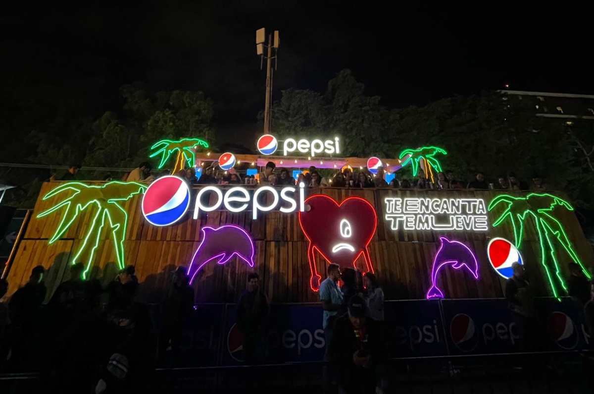 Bad Bunny elevó la música por los cielos gracias a Pepsi
