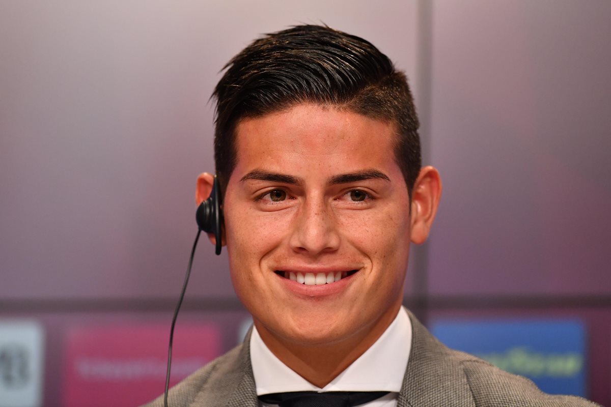 James Rodríguez es la contratación estrella del Bayern Múnich.(Foto Prensa Libre: EFE)