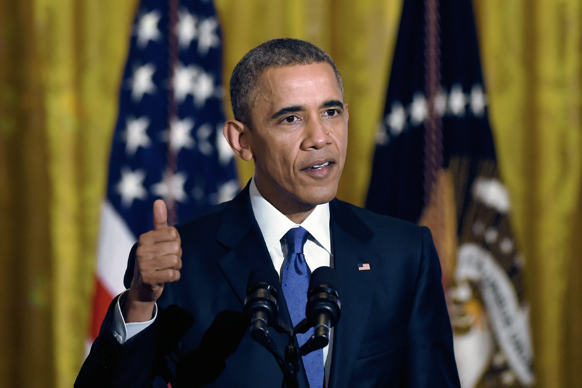 El presidente estadounidense, Barack Obama habla a la prensa en la Casa Blanca,  (Foto Prensa Libre:AP)