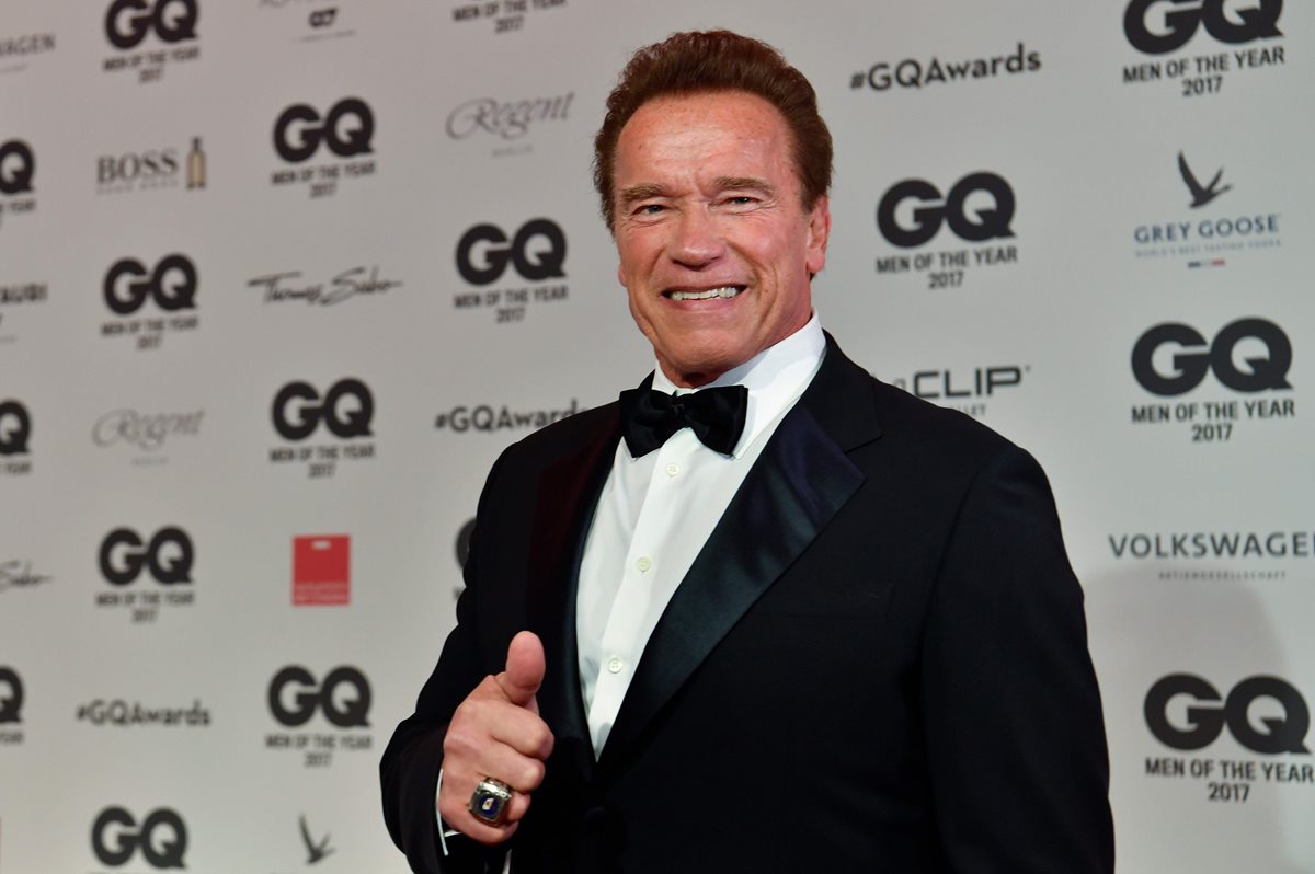 Arnold Schwarzenegger está "estable" tras cirugía cardíaca de urgencia. (Foto Prensa Libre: AFP)