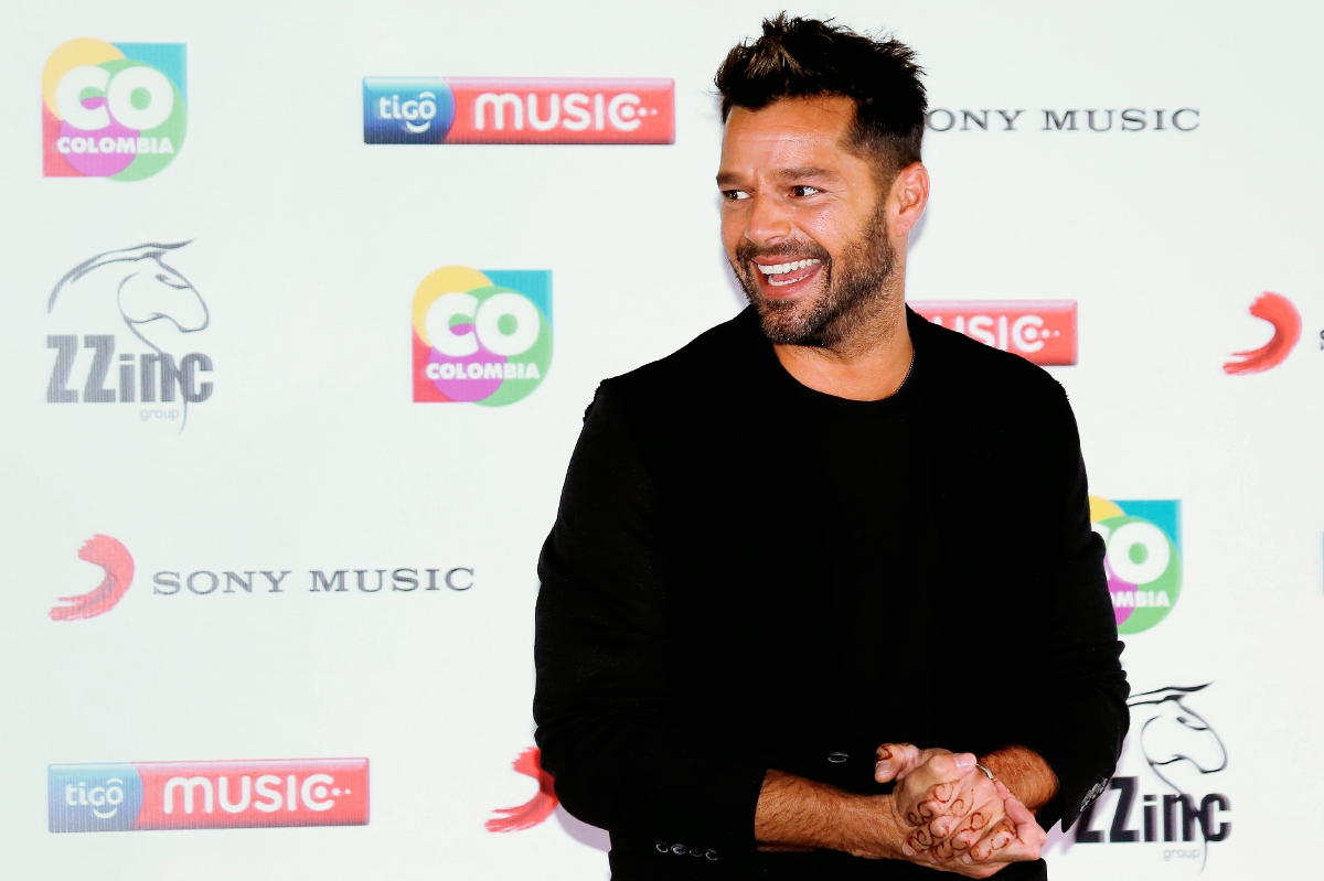 El cantante puertorriqueño Ricky Martin participa en una rueda de prensa en Bogotá (Colombia). (Foto Prensa Libre: EFE)