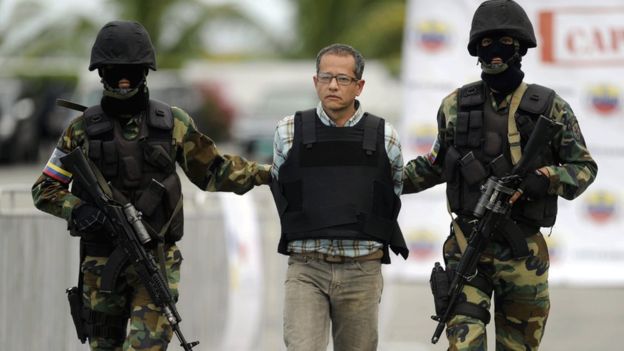 El exnarco colombiano Jorge Cifuentes, que ha testificado contra "el Chapo", aparece involucrado en las grabaciones presentadas en la corte. GETTY IMAGES