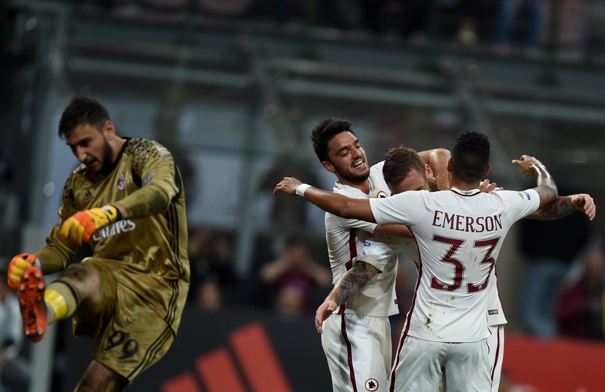 La Roma se acercó a la Juventus y aún guarda la ilusión de ganar la Serie A en la presente temporada (Foto Prensa Libre: AFP).