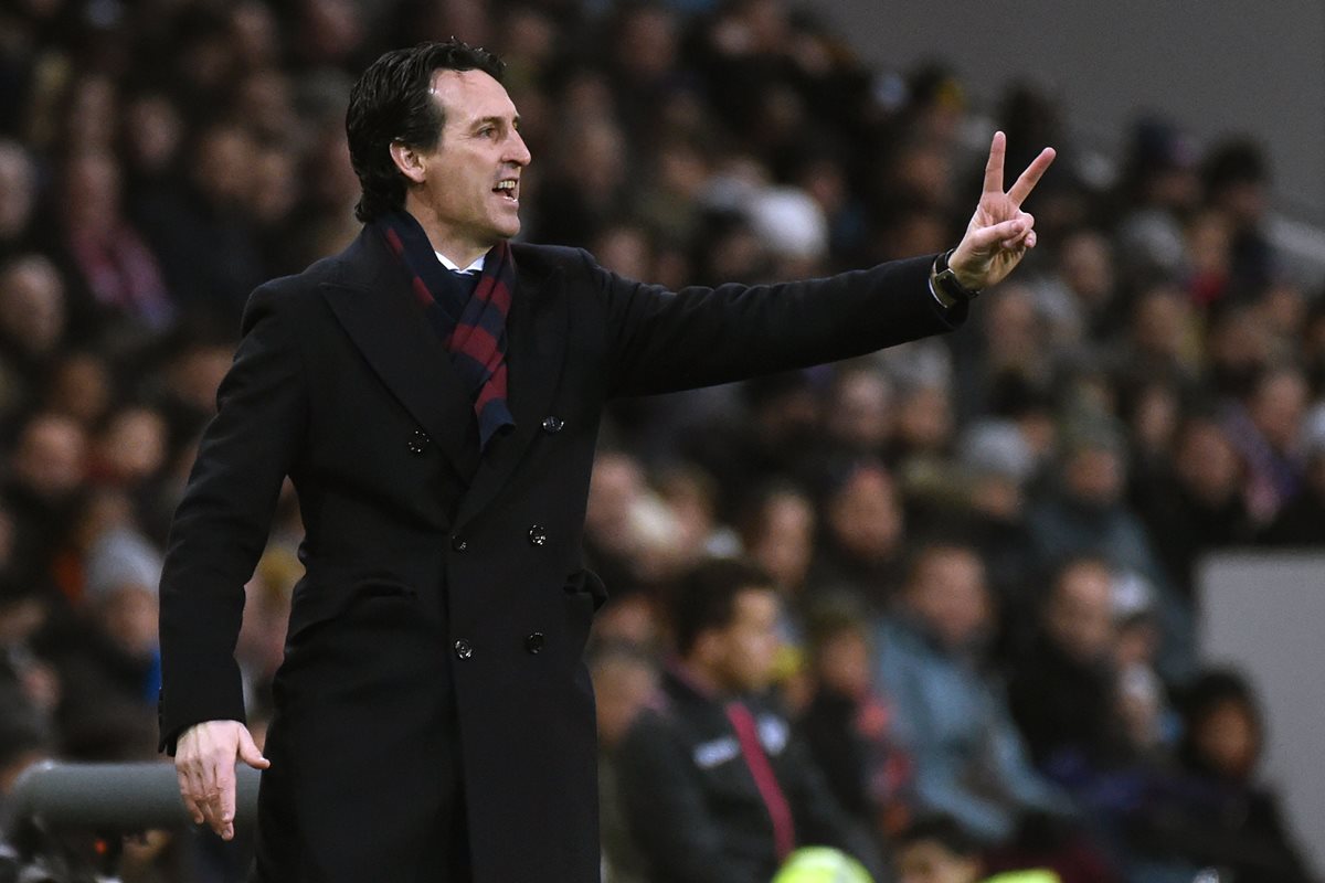 Unai Emery no deja de pensar en el Real Madrid. (Foto Prensa Libre: AFP)