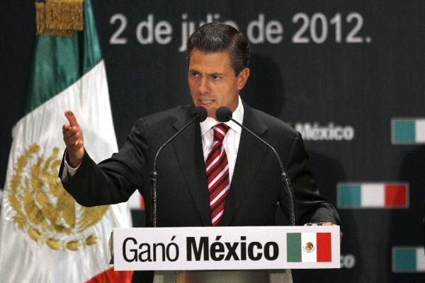 Enrique Peña Nieto, presidente electo de México, asumirá el 1 de diciembre próximo.
