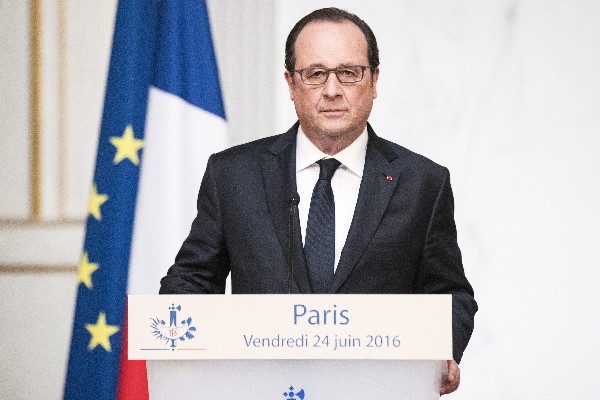 Francois Hollande, presidente francés. (Foto Prensa Libre: EFE)