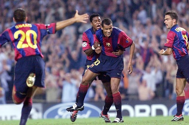 Rivaldo defendió los colores del FC Barcelona de la temporada 1997-98 a la 2001-2. (Foto Prensa Libre: AFP)