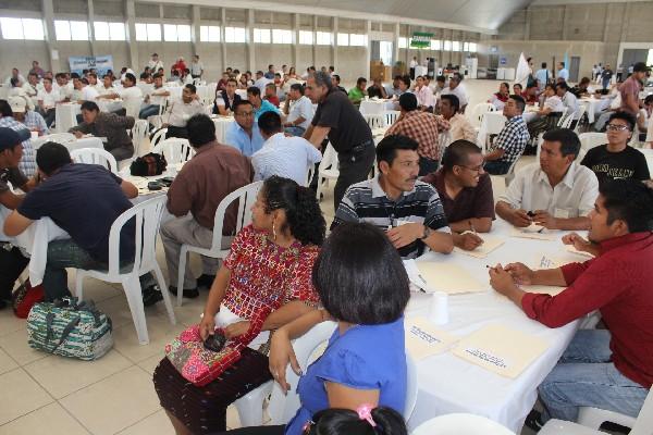 Técnicos en Salud rural, en el encuentro.