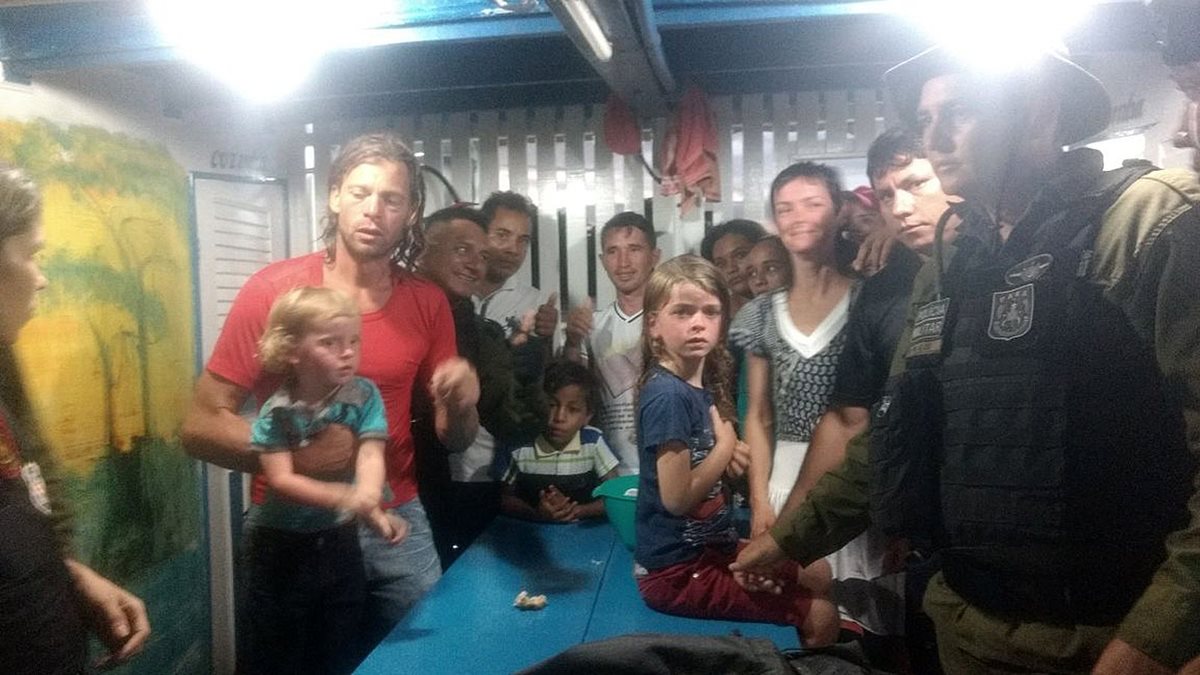 La familia estadounidense encontrada en Breves en el estado de Pará, Brasil. (Foto Prensa Libre:(EFE).