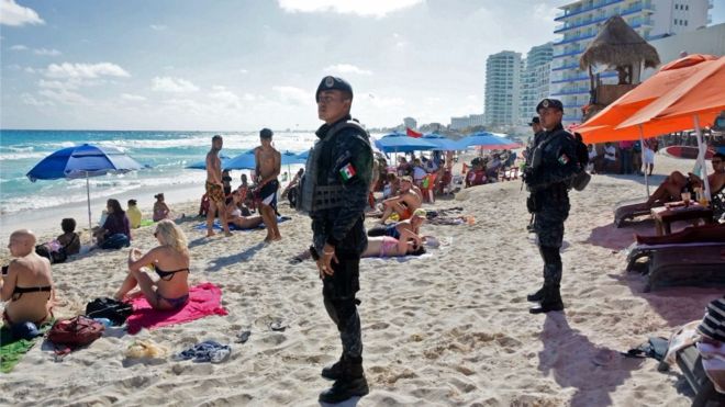 En Cancún se libra una guerra por el mercado de drogas. AFP